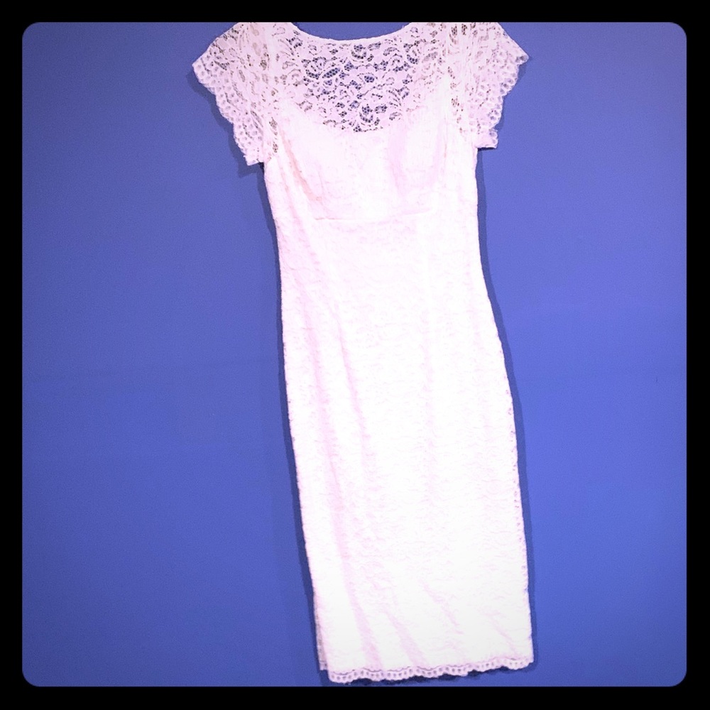 Davids bridal studio size 4 white dress